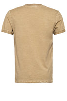 King Kerosin - T-Shirt mit Oilwash - Effekt und Frontprint «Kk Original»