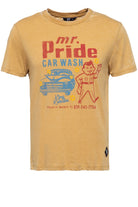 King Kerosin - T-Shirt mit Print und Enzymwash - Effekt «Mr. Pride»