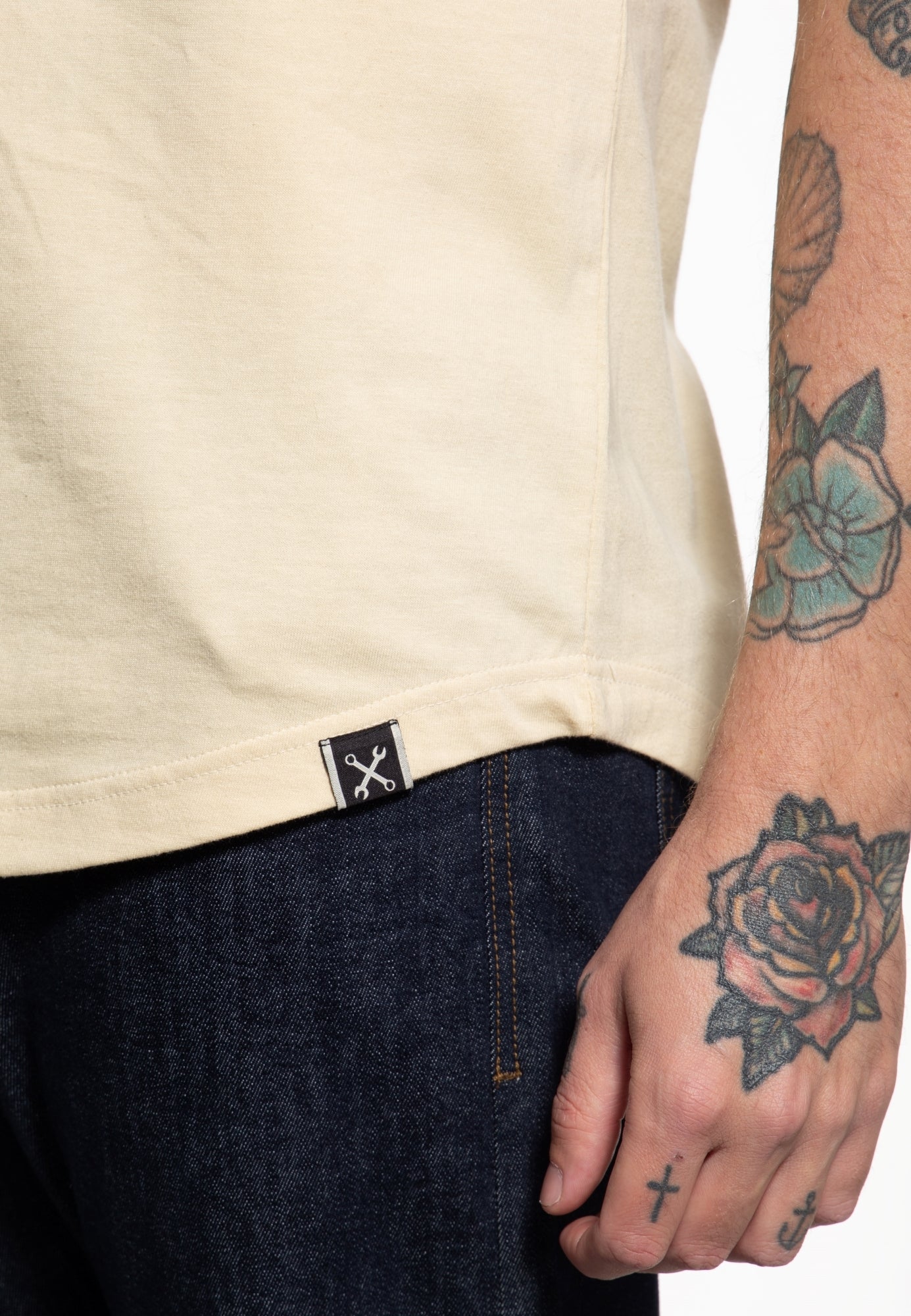 King Kerosin - T-Shirt mit Raglan - Design und Patch «Octane Oils»