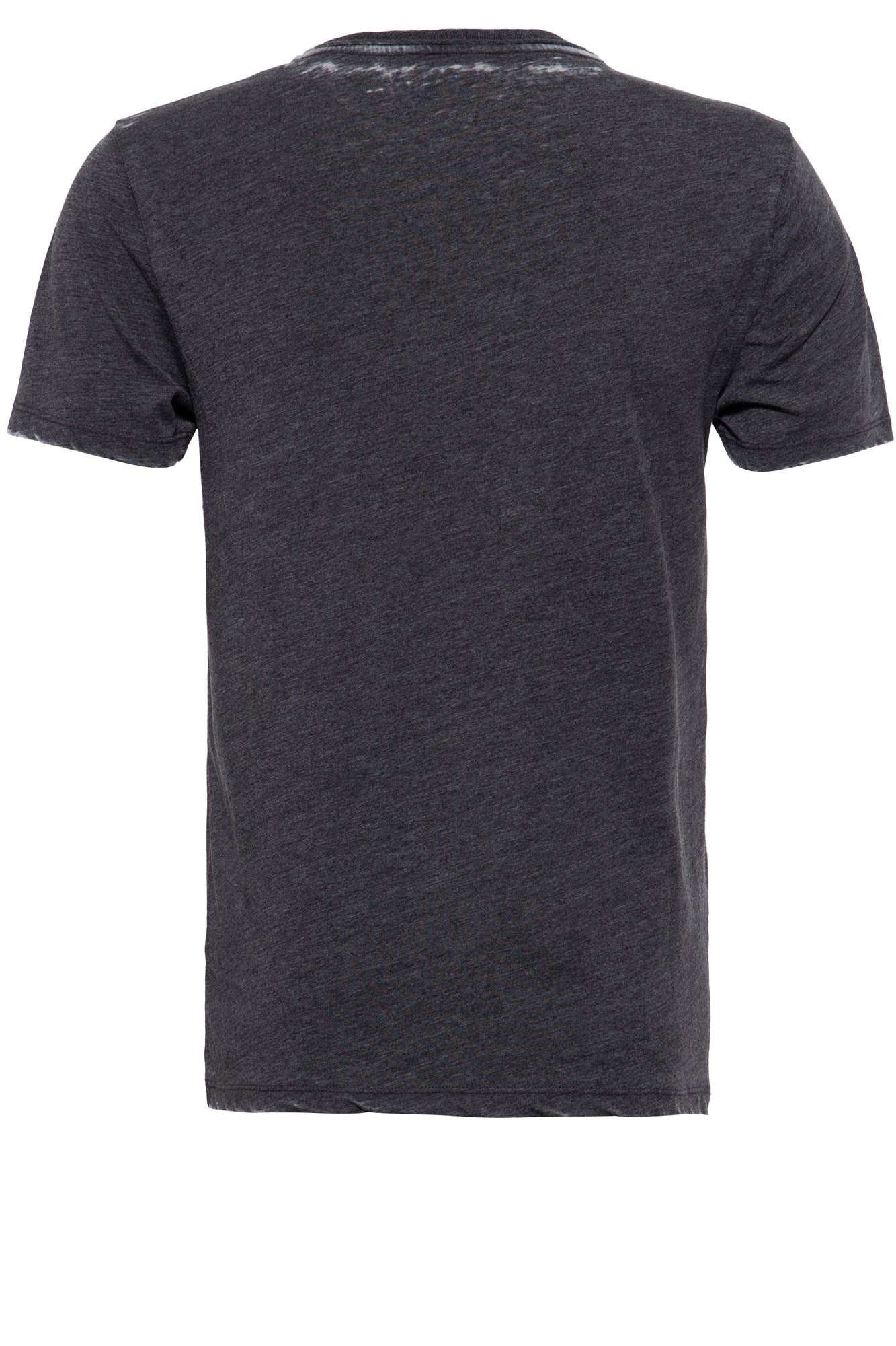 King Kerosin - T-Shirt mit V - Ausschnitt und lässigem Enzymwash «Chopper»