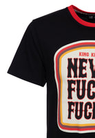 T-Shirt 'Never Fuck A Fucker' in Schwarz T-Shirts von King Kerosin