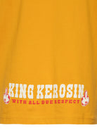 T-Shirt 'Never Fuck A Fucker' in Senf T-Shirts von King Kerosin