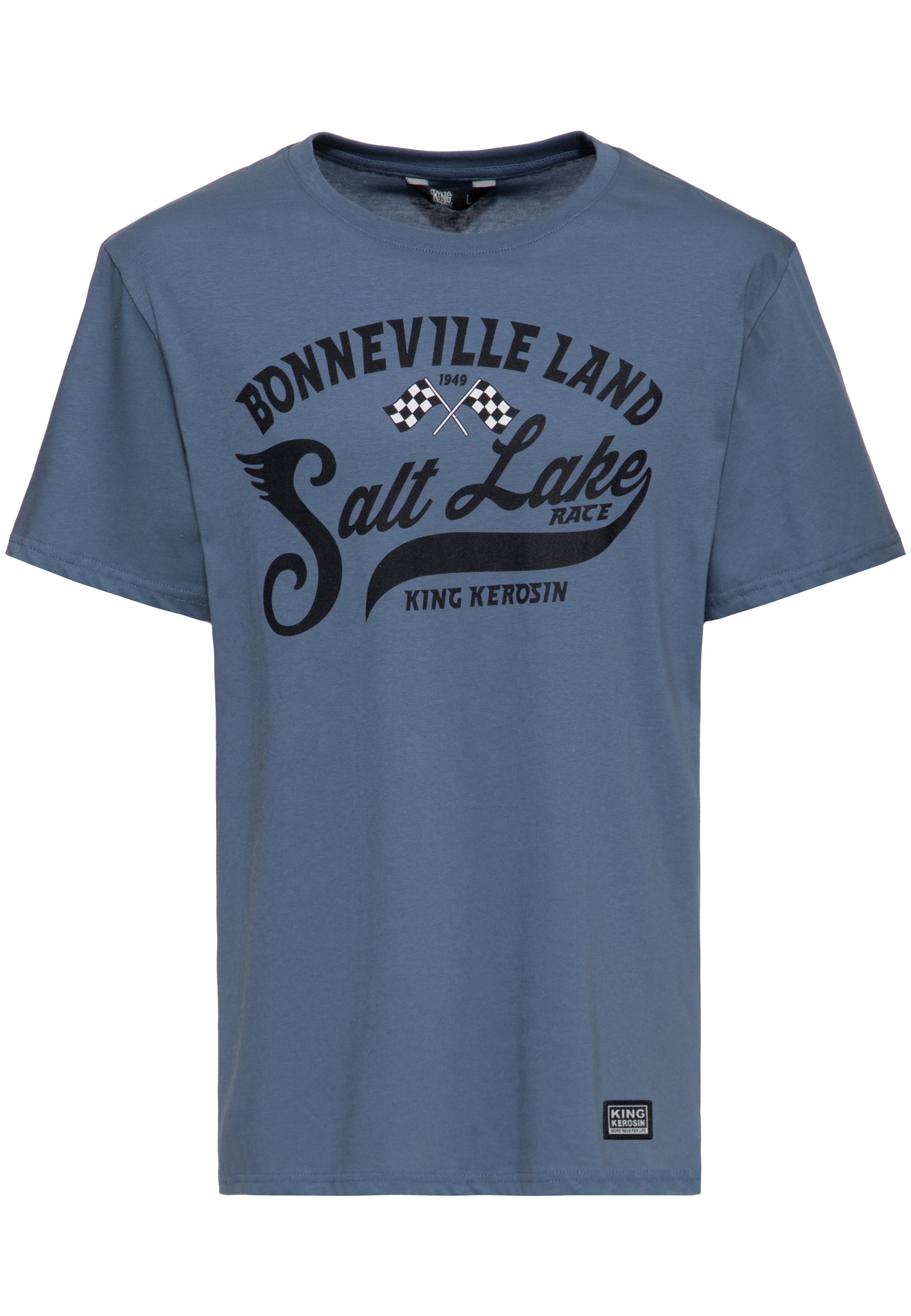 T-Shirt 'Salt Lake' in Blue T-Shirts von King Kerosin