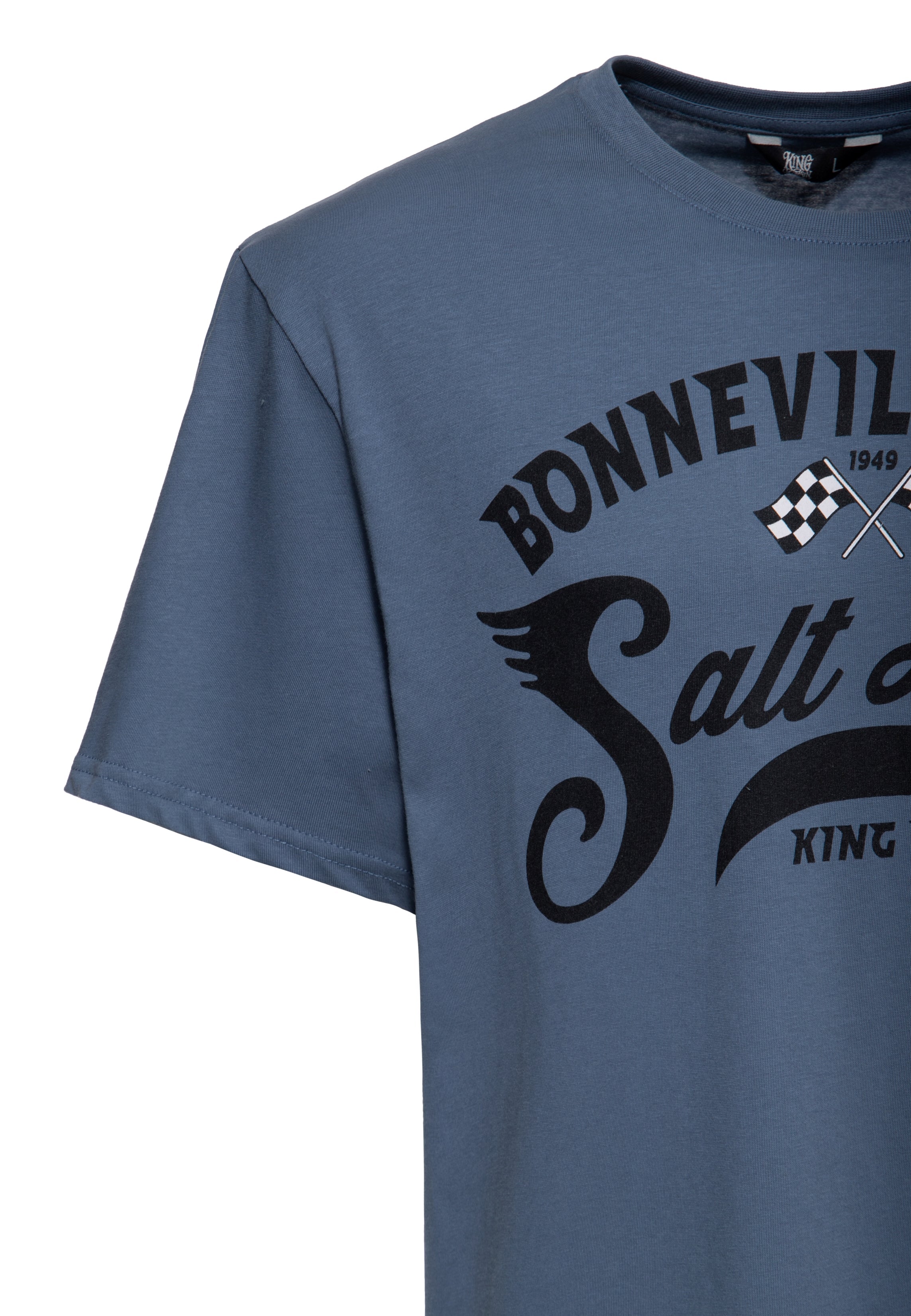 T-Shirt 'Salt Lake' in Blue T-Shirts von King Kerosin