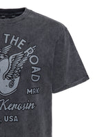 T-Shirt 'Spirit Of The Road' in Grau T-Shirts von King Kerosin
