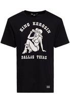 T-Shirt 'Texas Cowgirl' in Schwarz – T-Shirts von King Kerosin - Ansicht 1