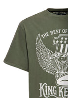 T-Shirt 'The Best of the Best' in Olivgrün – T-Shirts von King Kerosin - Ansicht 3
