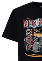 T-Shirt 'Tiki' in Schwarz – T-Shirts von King Kerosin - Ansicht 3