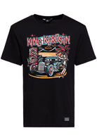 T-Shirt 'Tiki' in Schwarz – T-Shirts von King Kerosin - Ansicht 1