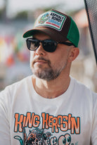 Trucker Cap 'Asphalt Rowdy' in Braun Trucker Cap von King Kerosin