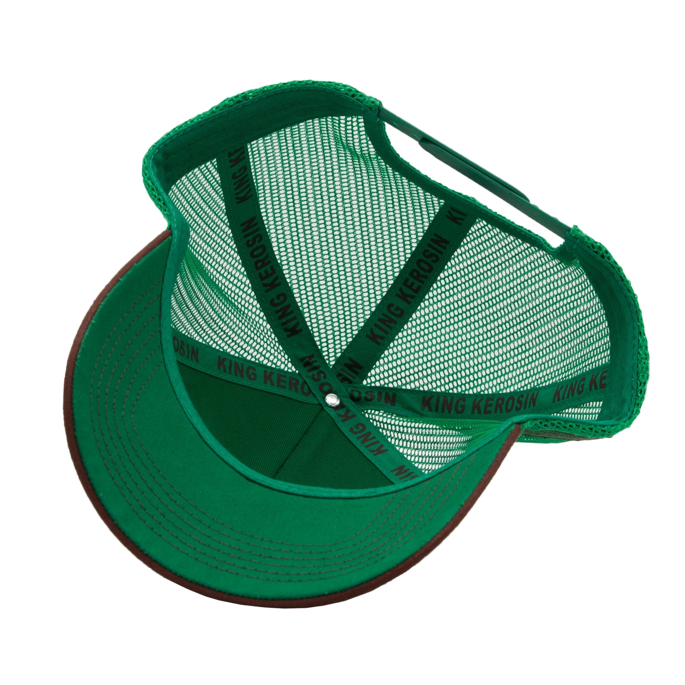 Trucker Cap 'Asphalt Rowdy' in Braun Trucker Cap von King Kerosin