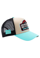 Trucker Cap 'Bad to the Bones' in Beige Trucker Cap von King Kerosin