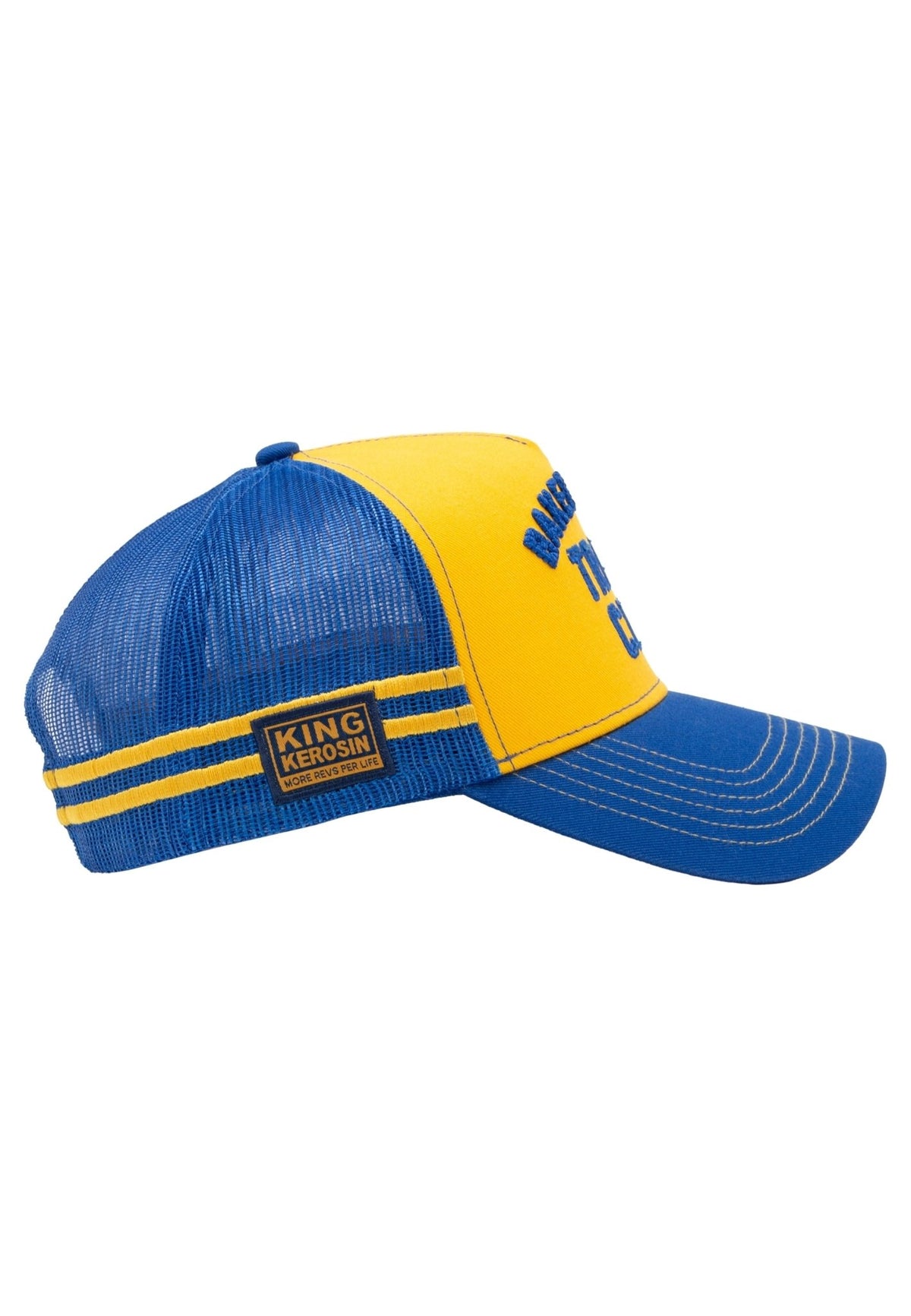 Trucker Cap 'Bakersfield Track Club' in Blau – Trucker Cap von King Kerosin - Ansicht 11