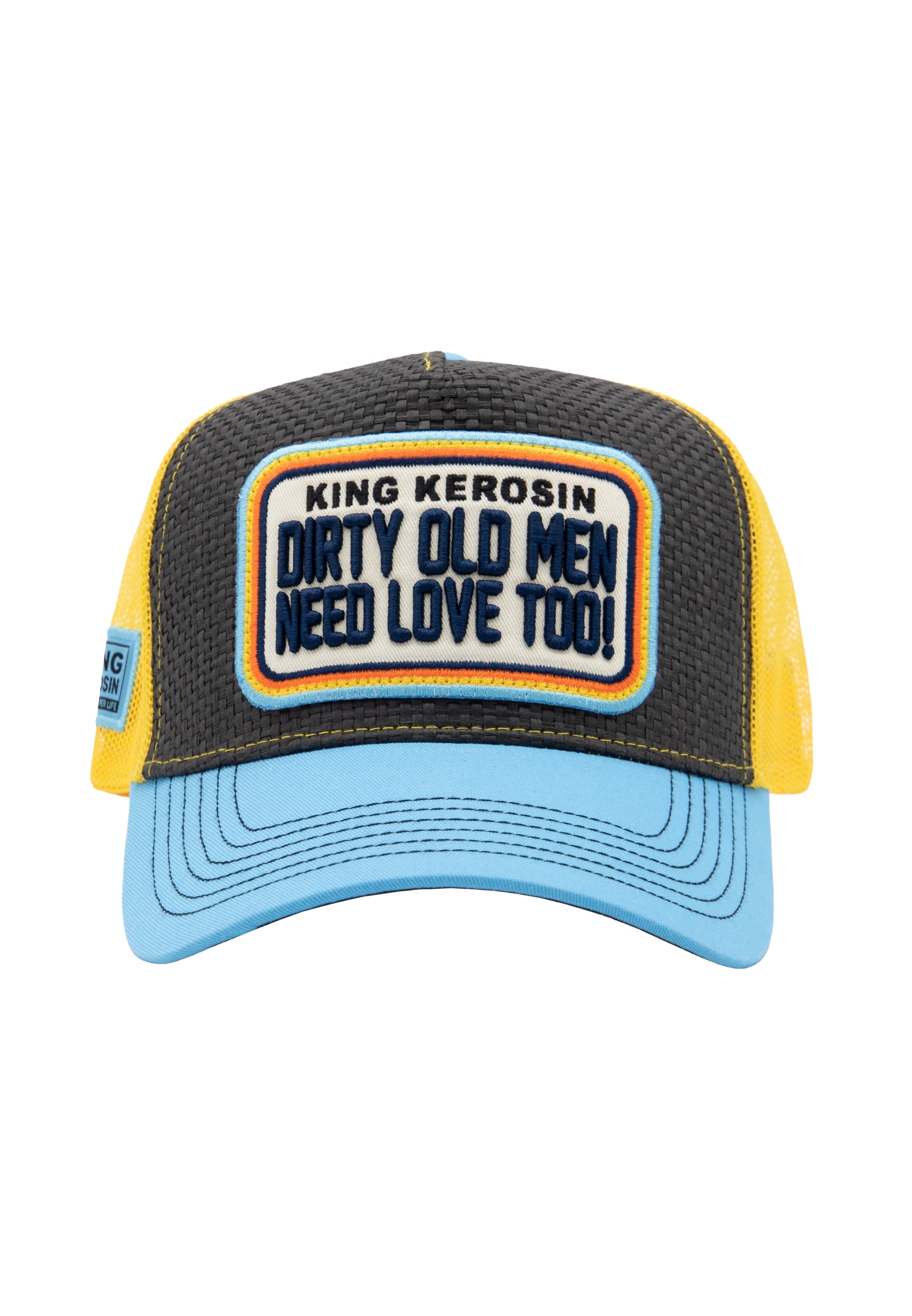 Trucker Cap 'Dirty Old Men Need Love Too' in Mehrfarbig Trucker Cap von King Kerosin