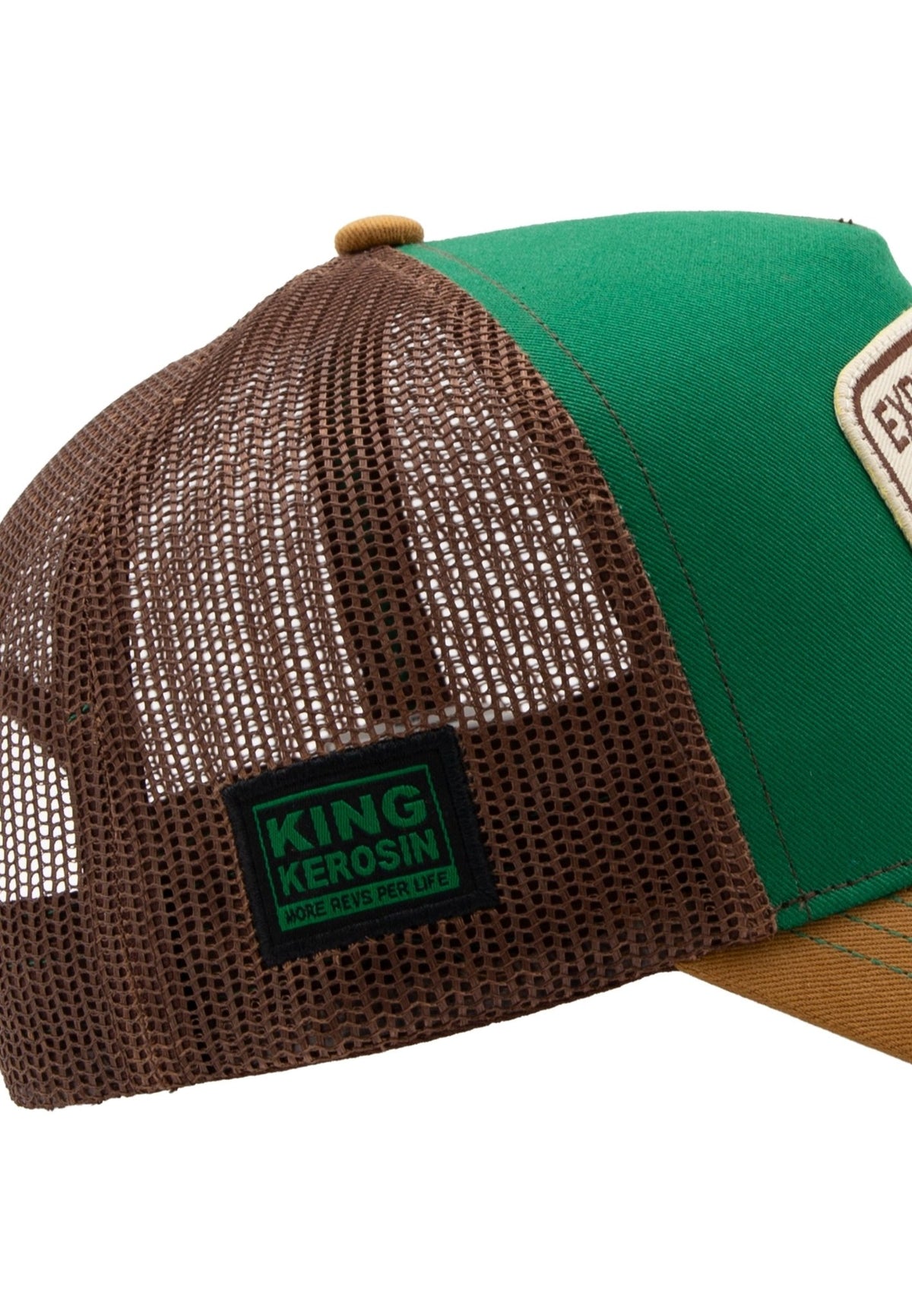Trucker Cap 'Explore the nature, California' in Grün – Trucker Cap von King Kerosin - Ansicht 9