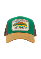 Trucker Cap 'Explore the nature, California' in Grün – Trucker Cap von King Kerosin - Ansicht 5