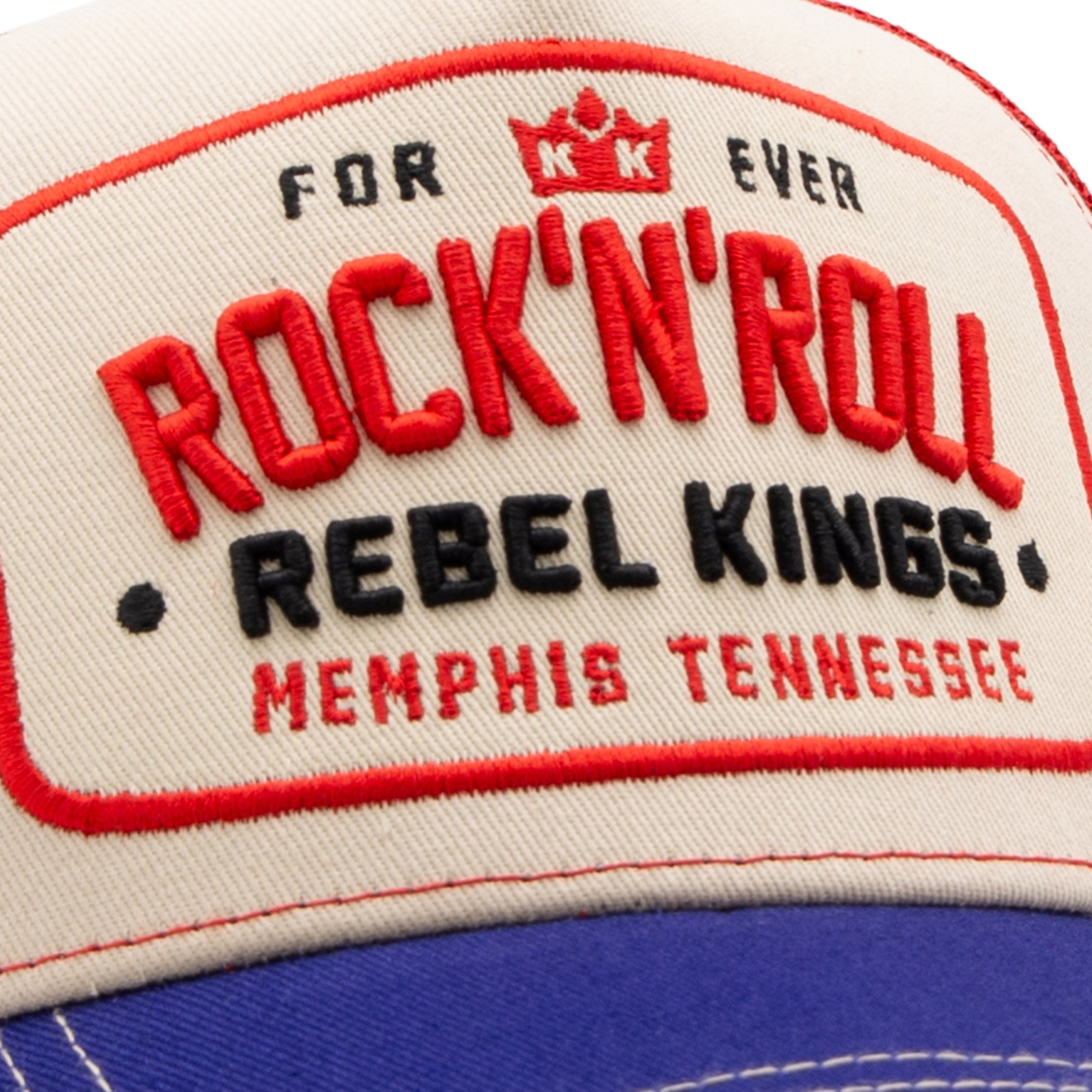 Trucker Cap 'Forever Rock'n'Roll' in Beige Trucker Cap von King Kerosin
