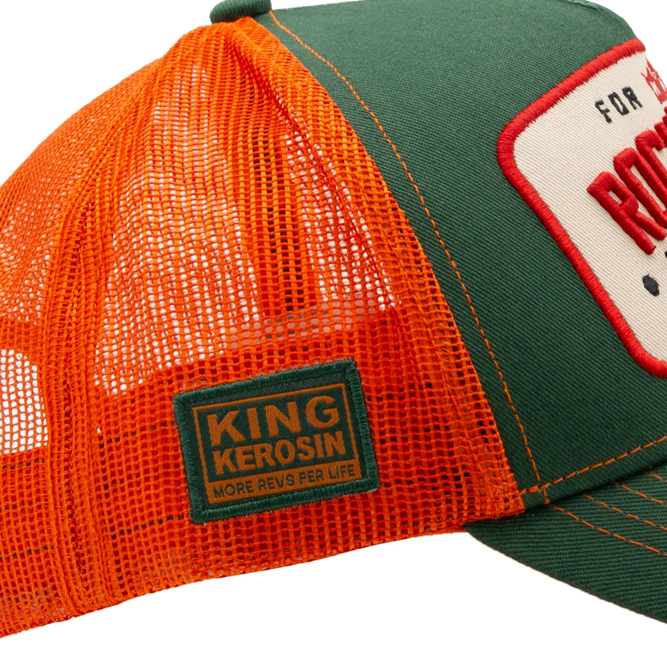 Trucker Cap 'Forever Rock'n'Roll' in Grün Trucker Cap von King Kerosin