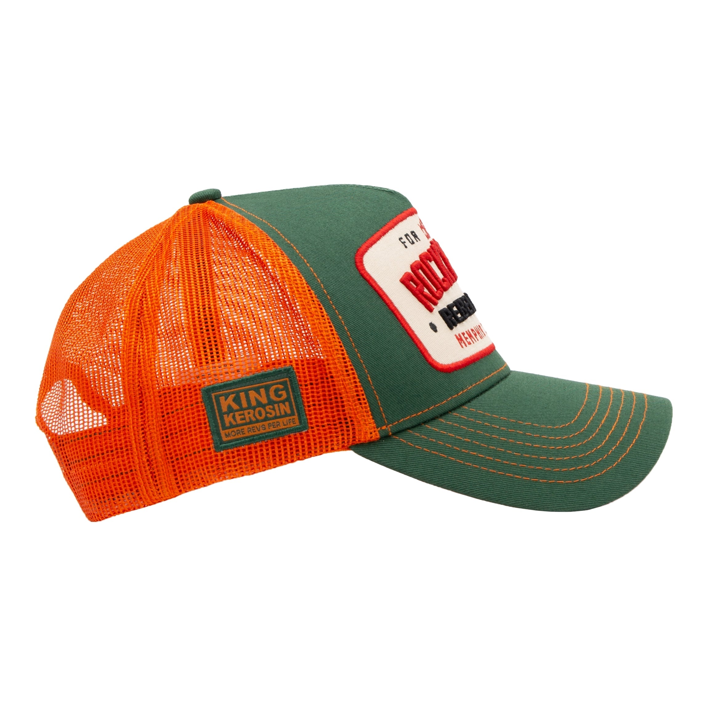 Trucker Cap 'Forever Rock'n'Roll' in Grün Trucker Cap von King Kerosin