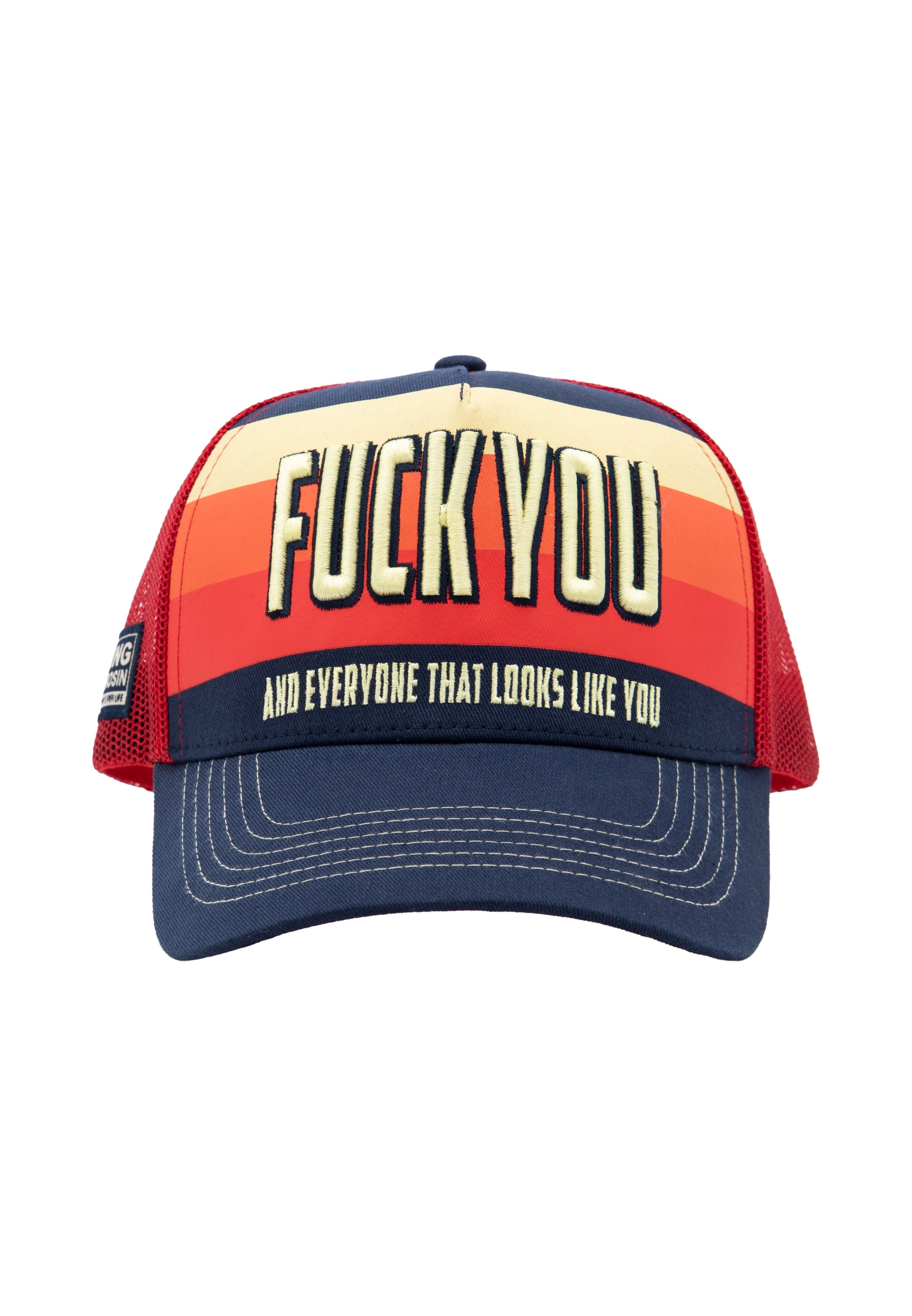 Trucker Cap 'Fuck You' in Mehrfarbig Trucker Cap von King Kerosin