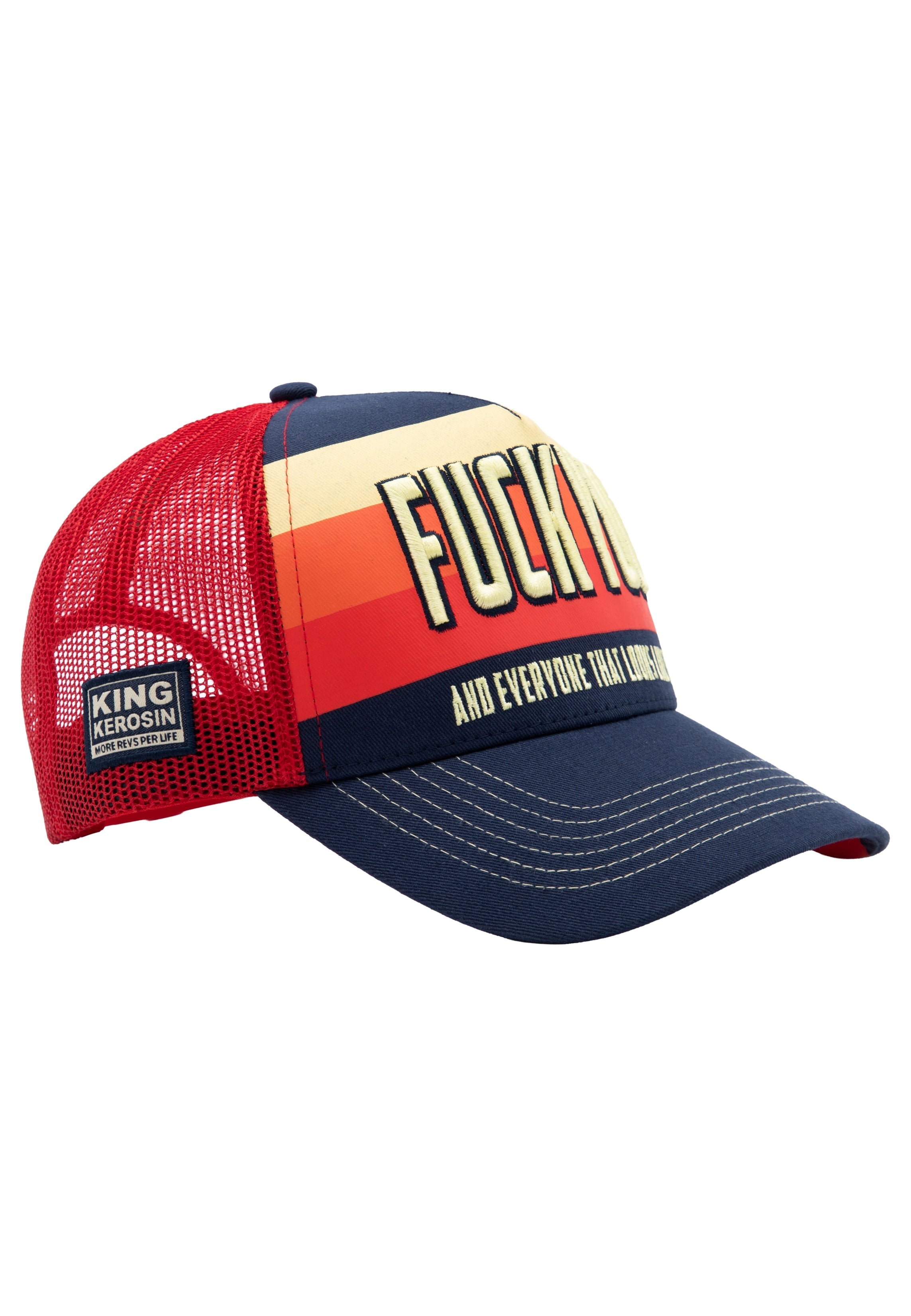 Trucker Cap 'Fuck You' in Mehrfarbig Trucker Cap von King Kerosin