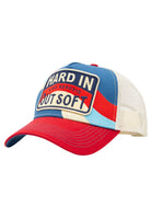 Trucker Cap 'Hard In - Out Soft' in Blau Trucker Cap von King Kerosin