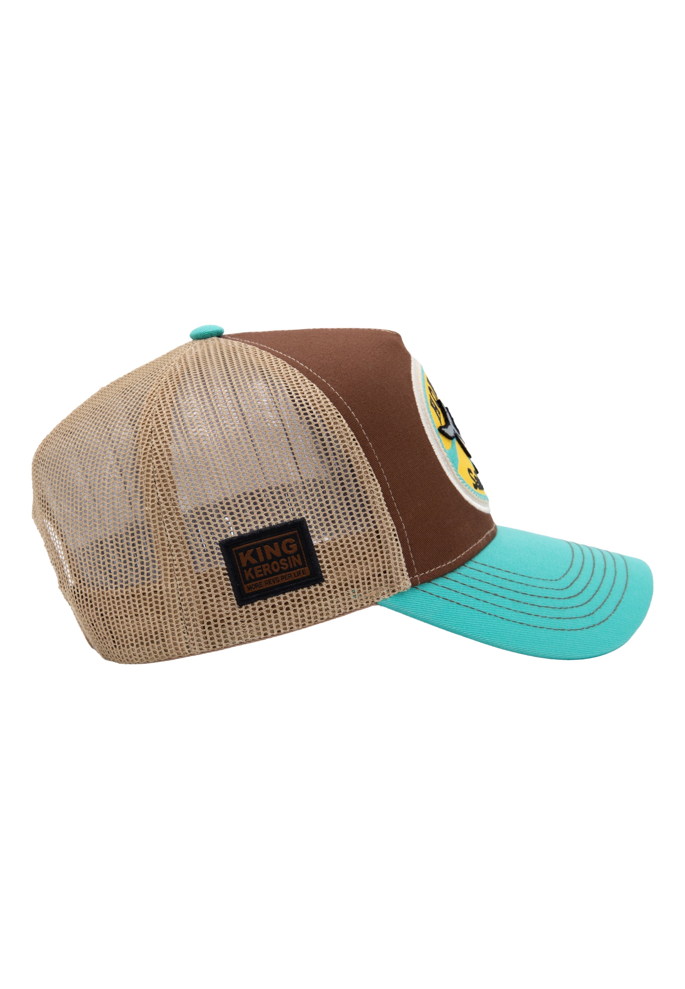 Trucker Cap 'Honolulu Tavern' in Braun Trucker Cap von King Kerosin