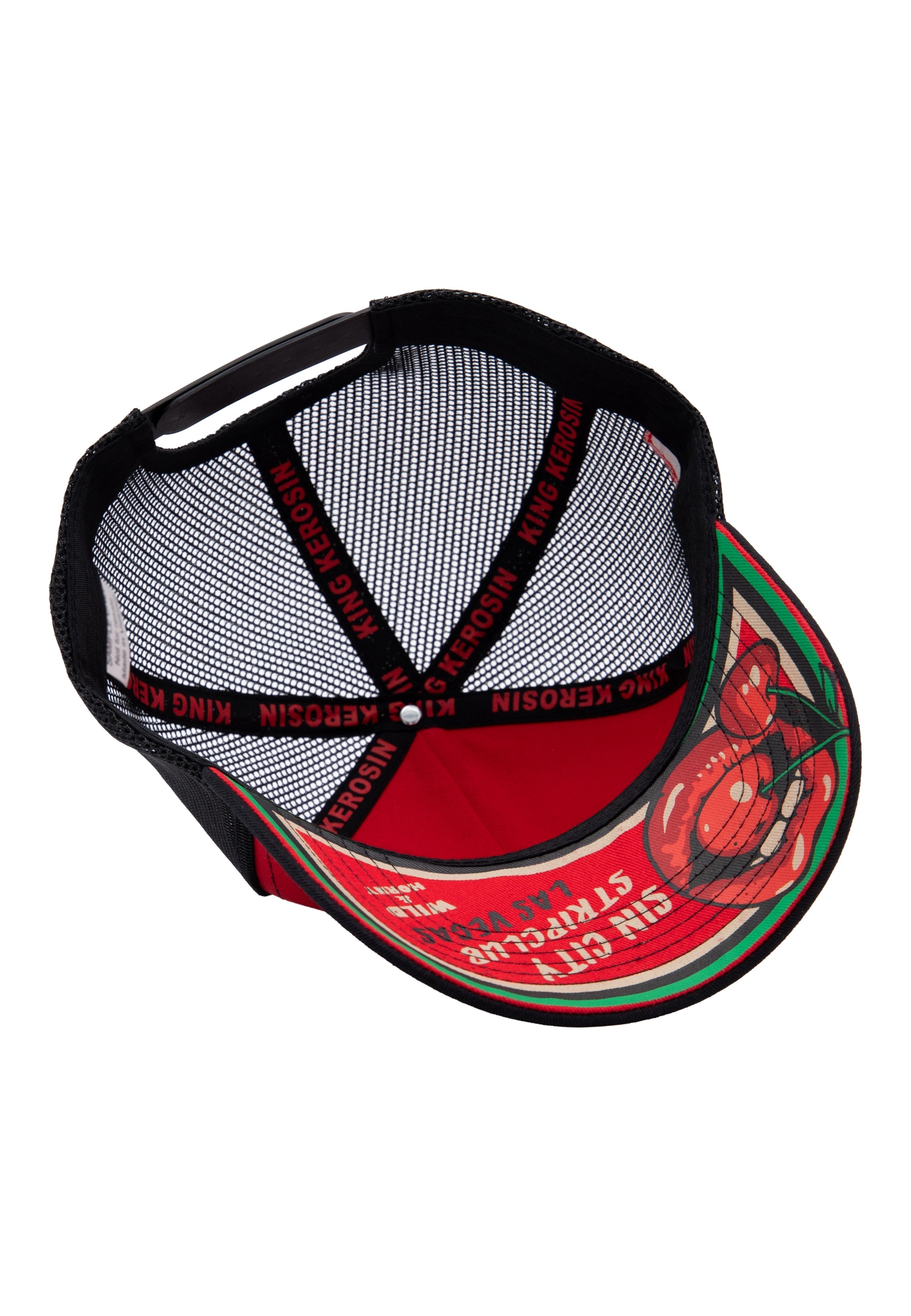 Trucker Cap 'Hot Cherries Club' in Rot Trucker Cap von King Kerosin