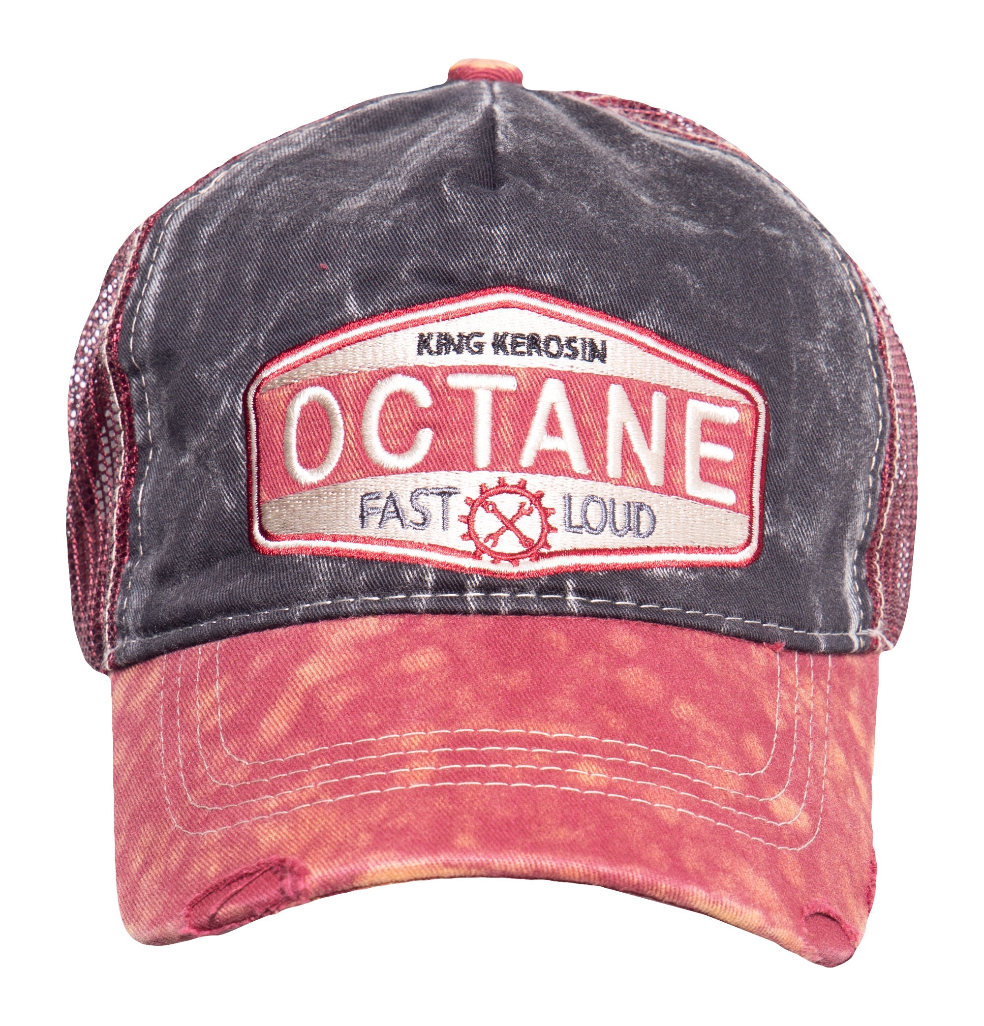King Kerosin - Trucker Cap im Used - Look «Octane»