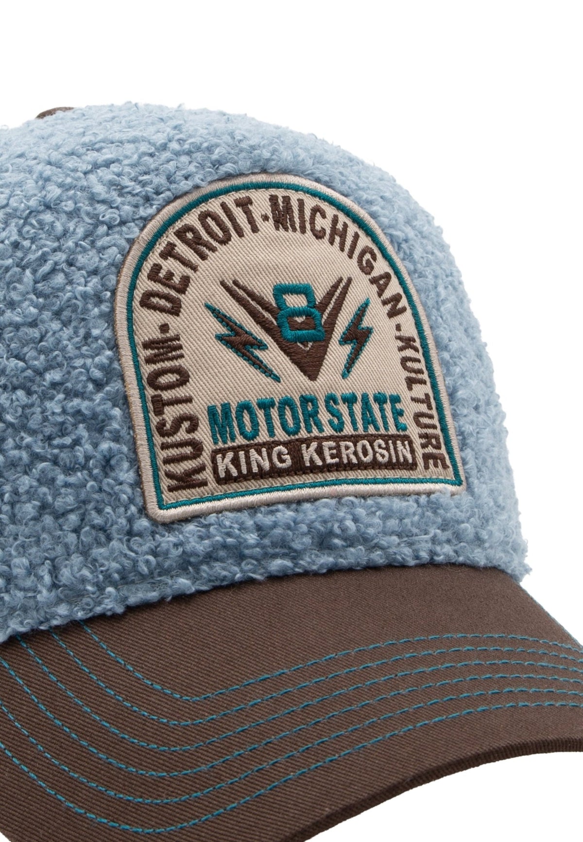 Trucker Cap in Hellblau – Trucker Cap von King Kerosin - Ansicht 7