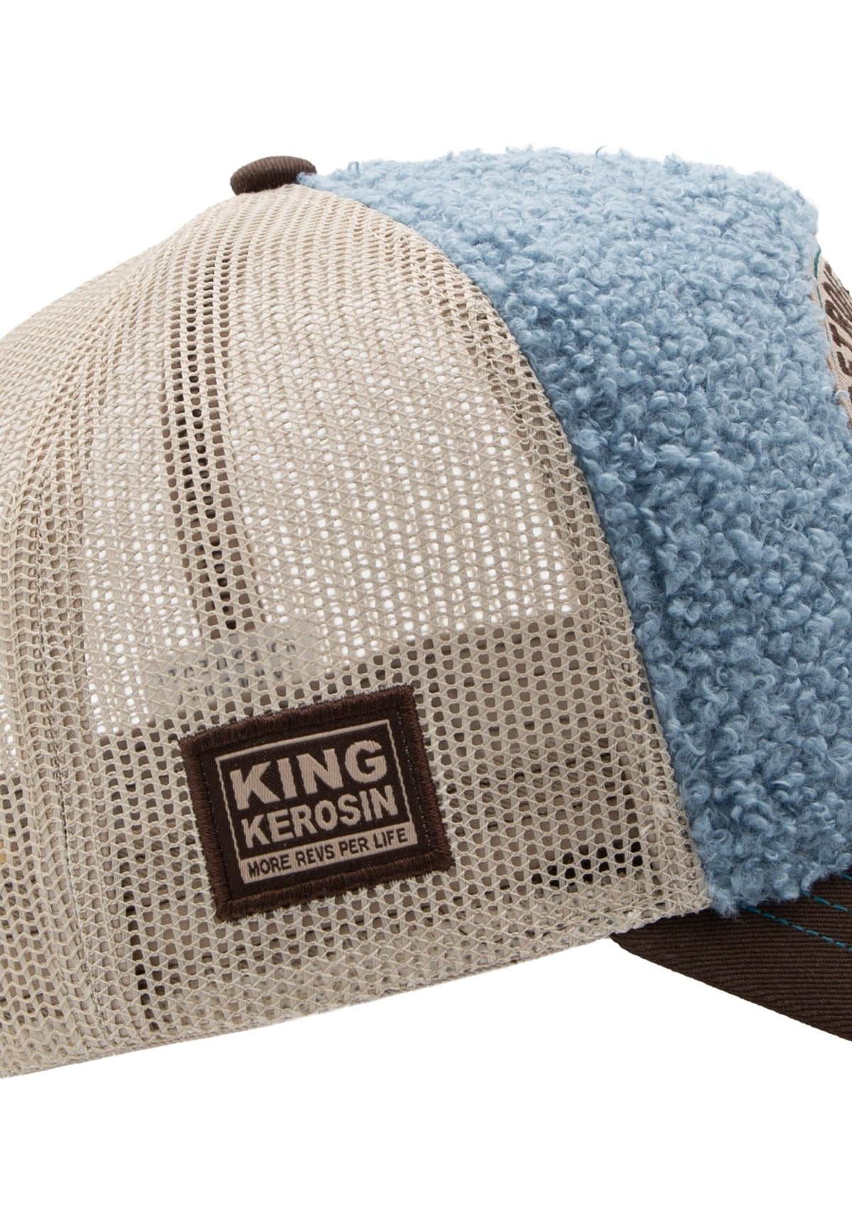 Trucker Cap in Hellblau – Trucker Cap von King Kerosin - Ansicht 9