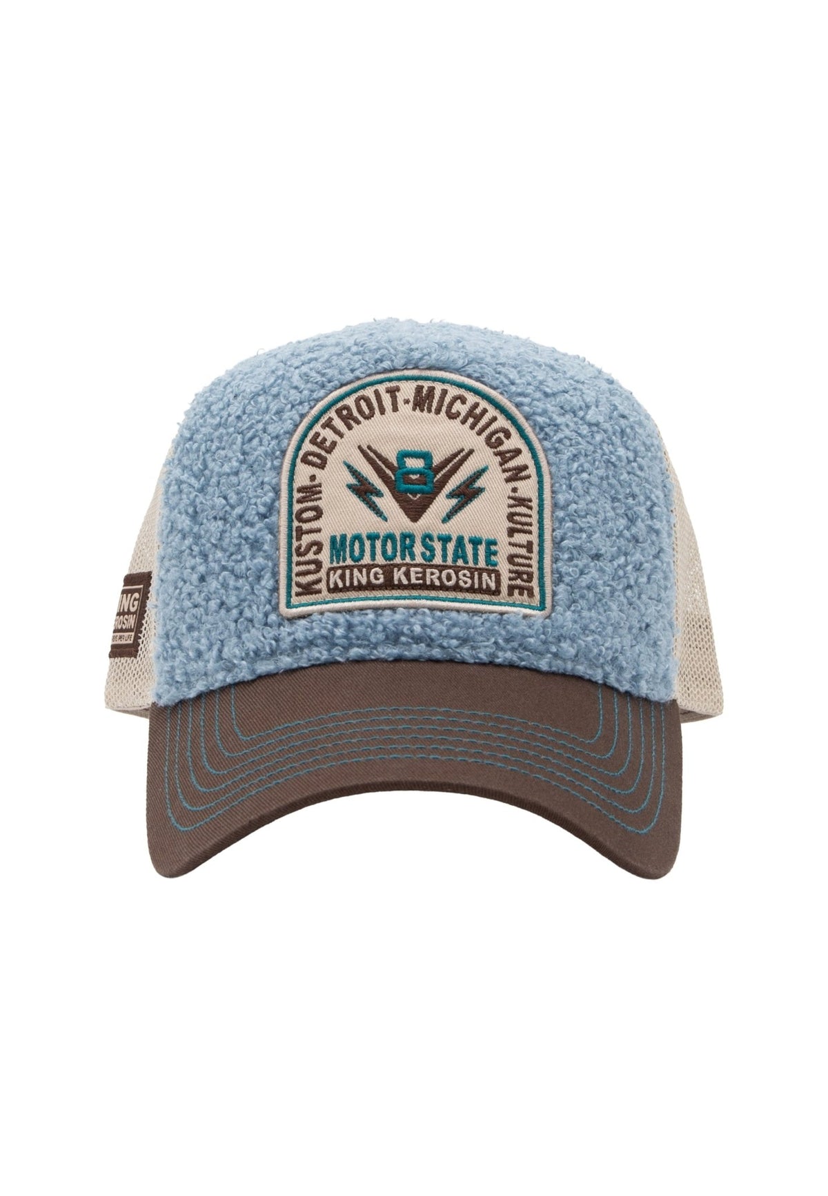 Trucker Cap in Hellblau – Trucker Cap von King Kerosin - Ansicht 5
