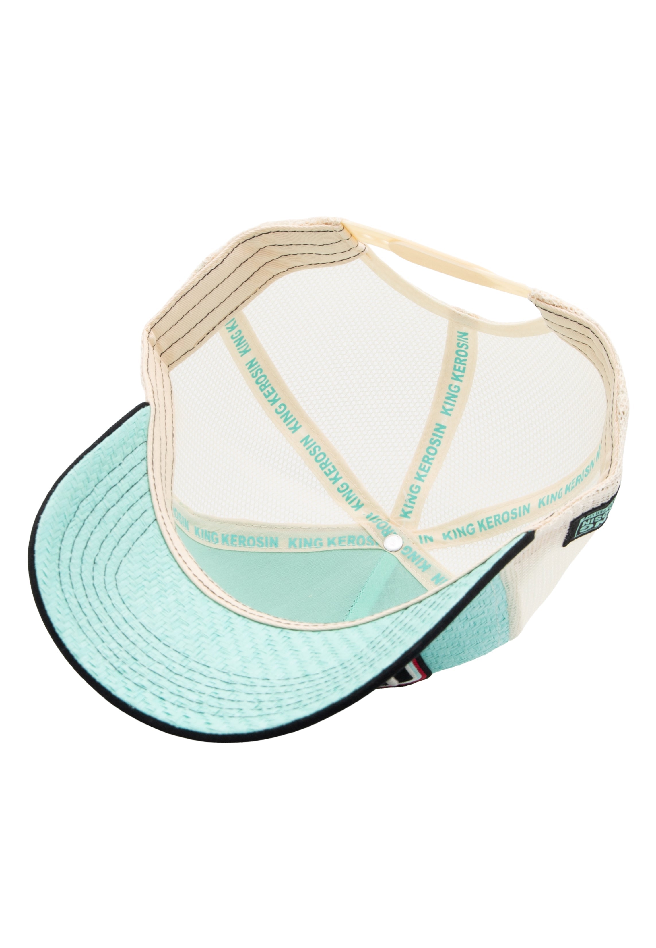 Trucker Cap 'Loud Pipes Save Lives' in Türkis Trucker Cap von King Kerosin