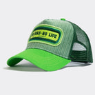King Kerosin - Trucker Cap mit Cord - Front «No Bike - no Life»