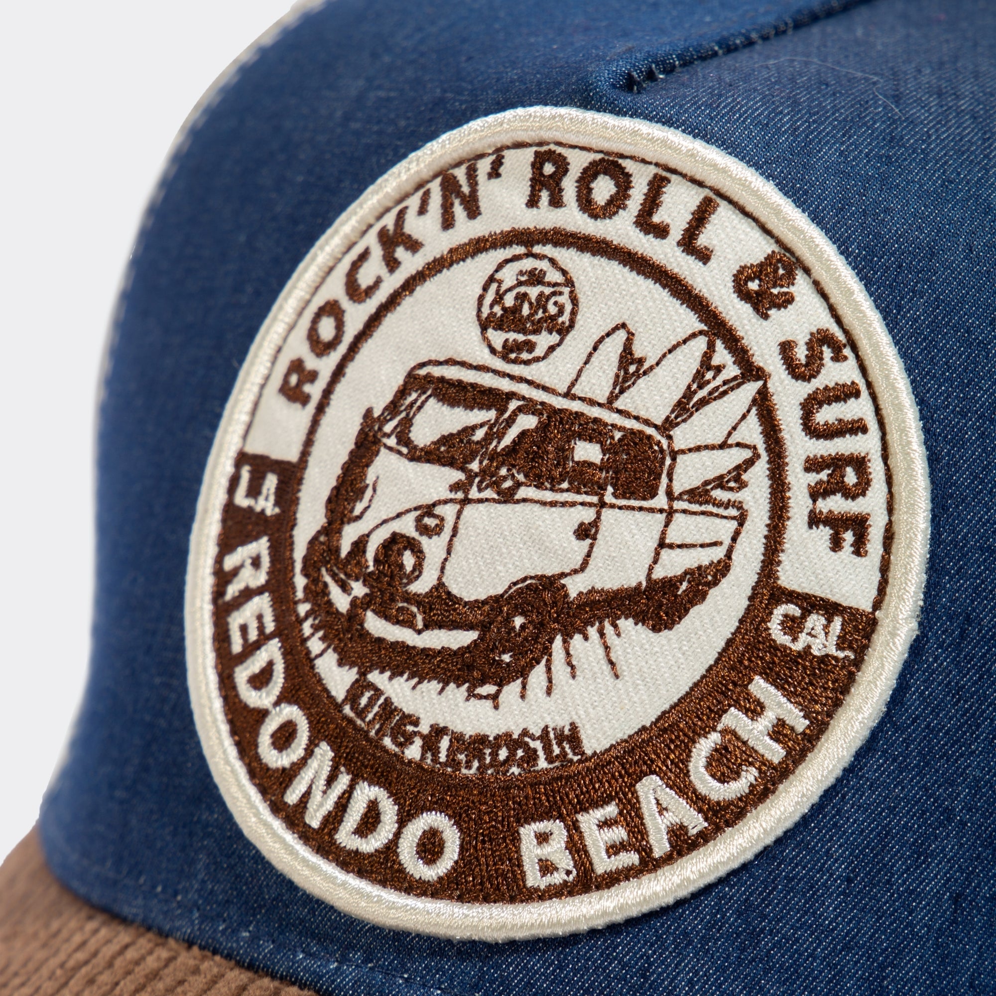 King Kerosin - Trucker Cap mit Cord - Schirm «Rock`n Roll & Surf»
