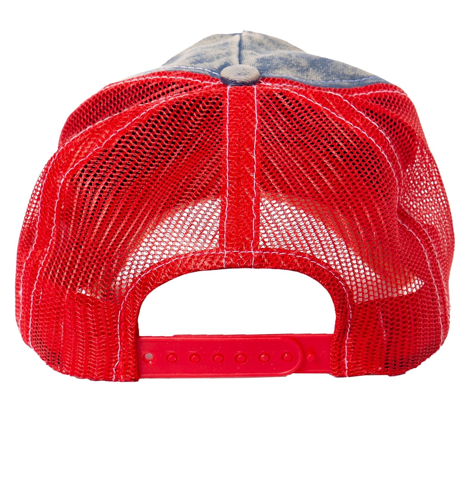 Trucker Cap mit Denim Einsatz im Used Look «True Roots» Trucker Cap von King Kerosin