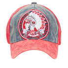 King Kerosin - Trucker Cap mit Denim Einsatz im Used Look «True Roots»