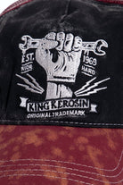 King Kerosin - Trucker Cap mit Enzymwash - Effekt und Stickerei «Orig. Trade»