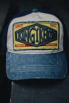 King Kerosin - Trucker Cap mit Enzymwash und erhabener Stickerei «Since 1955»