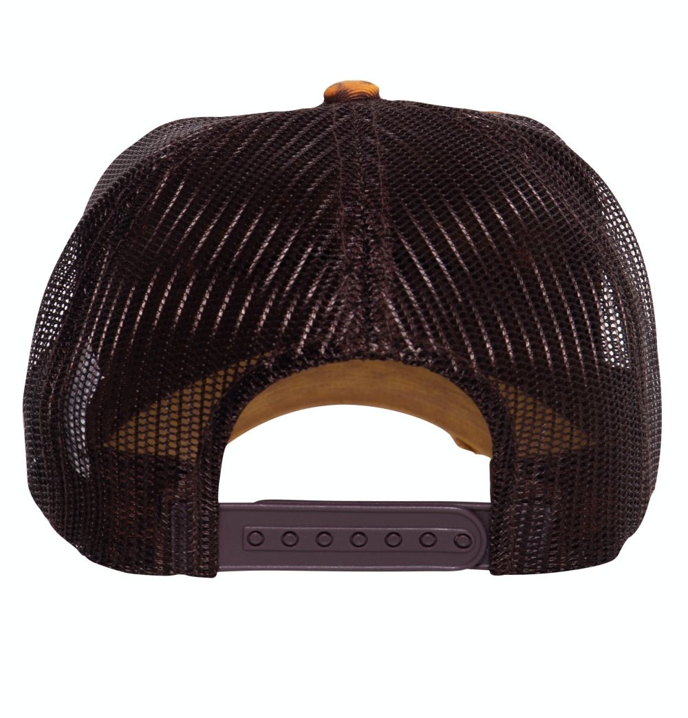 King Kerosin - Trucker Cap mit Stickerei und Enzymwash - Effekt «El Gallo»