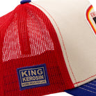 Trucker Cap 'Never Fuck A Fucker' in Beige Trucker Cap von King Kerosin