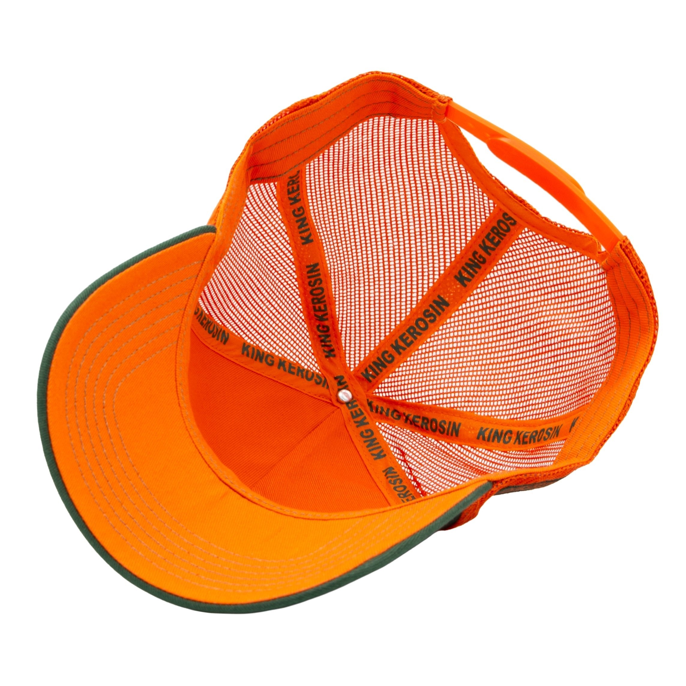 Trucker Cap 'Never Fuck A Fucker' in Grün Trucker Cap von King Kerosin