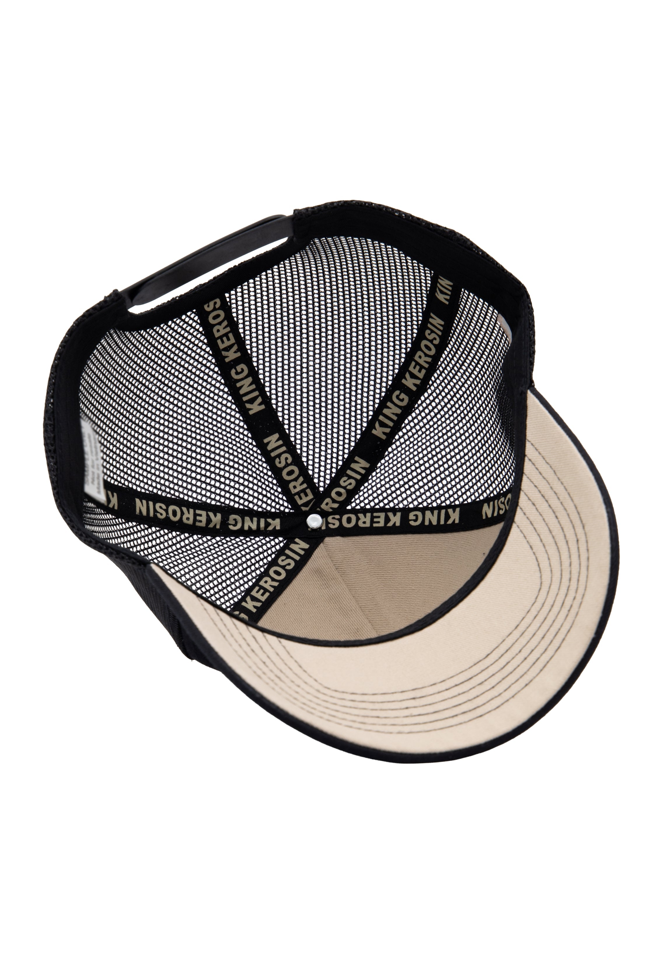 Trucker Cap 'Never Fuck a Fucker' in Schwarz Trucker Cap von King Kerosin