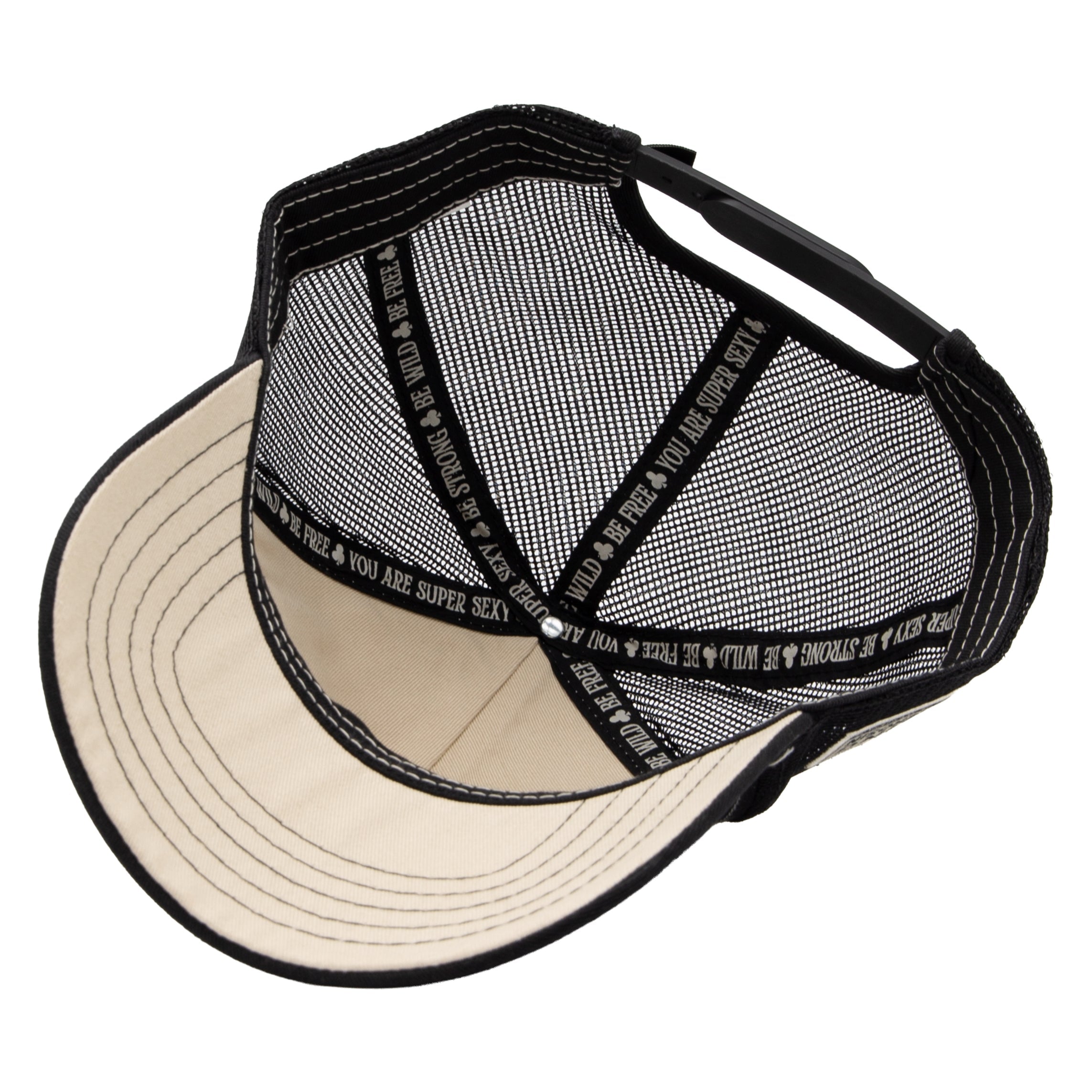 Trucker Cap 'Never Fuck a Fucker' in Schwarz Trucker Cap von King Kerosin