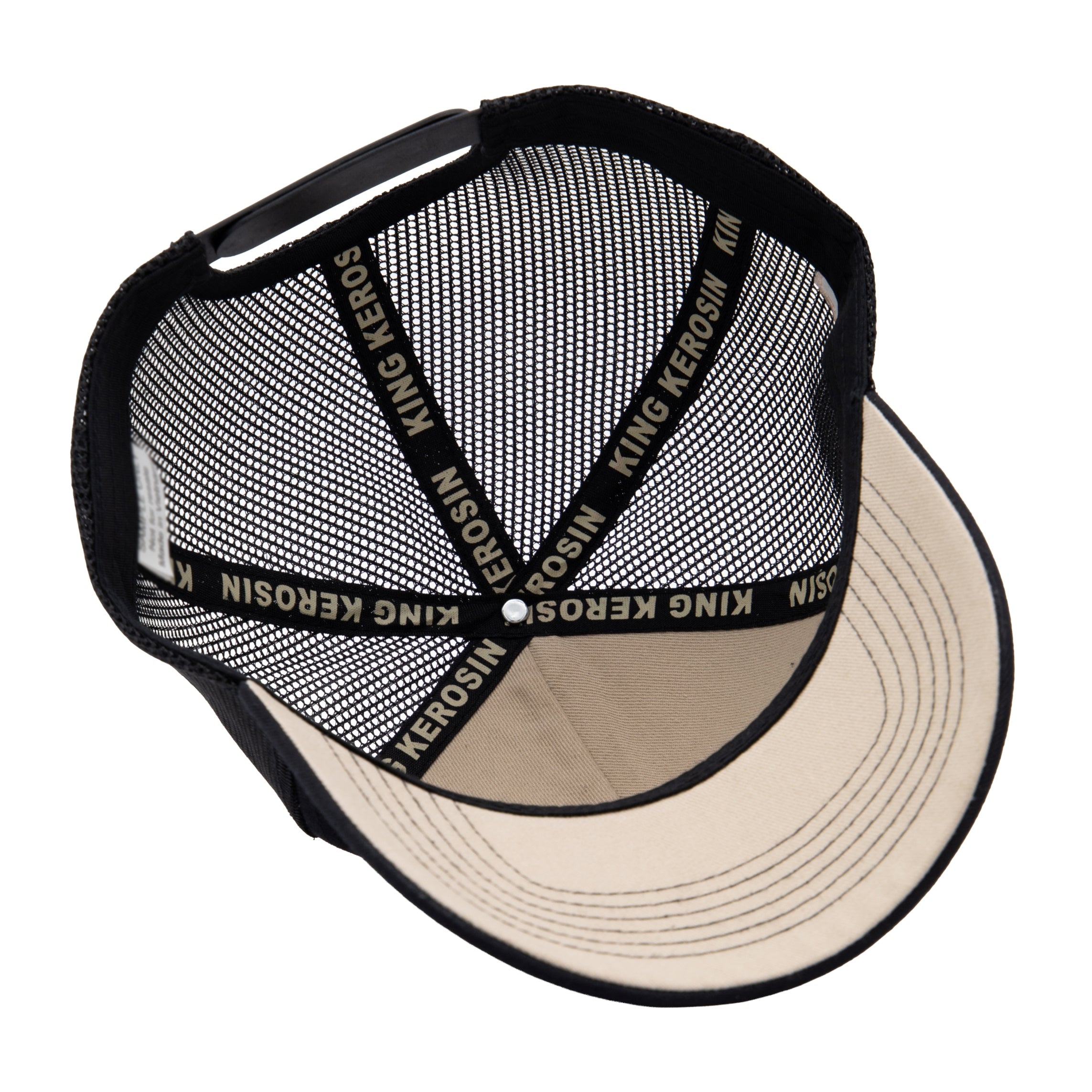 Trucker Cap 'Never Fuck a Fucker' in Schwarz Trucker Cap von King Kerosin