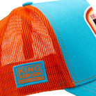 Trucker Cap 'Never Fuck A Fucker' in Türkis Trucker Cap von King Kerosin