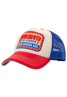 Trucker Cap 'Never Grow Up' in Beige Trucker Cap von King Kerosin