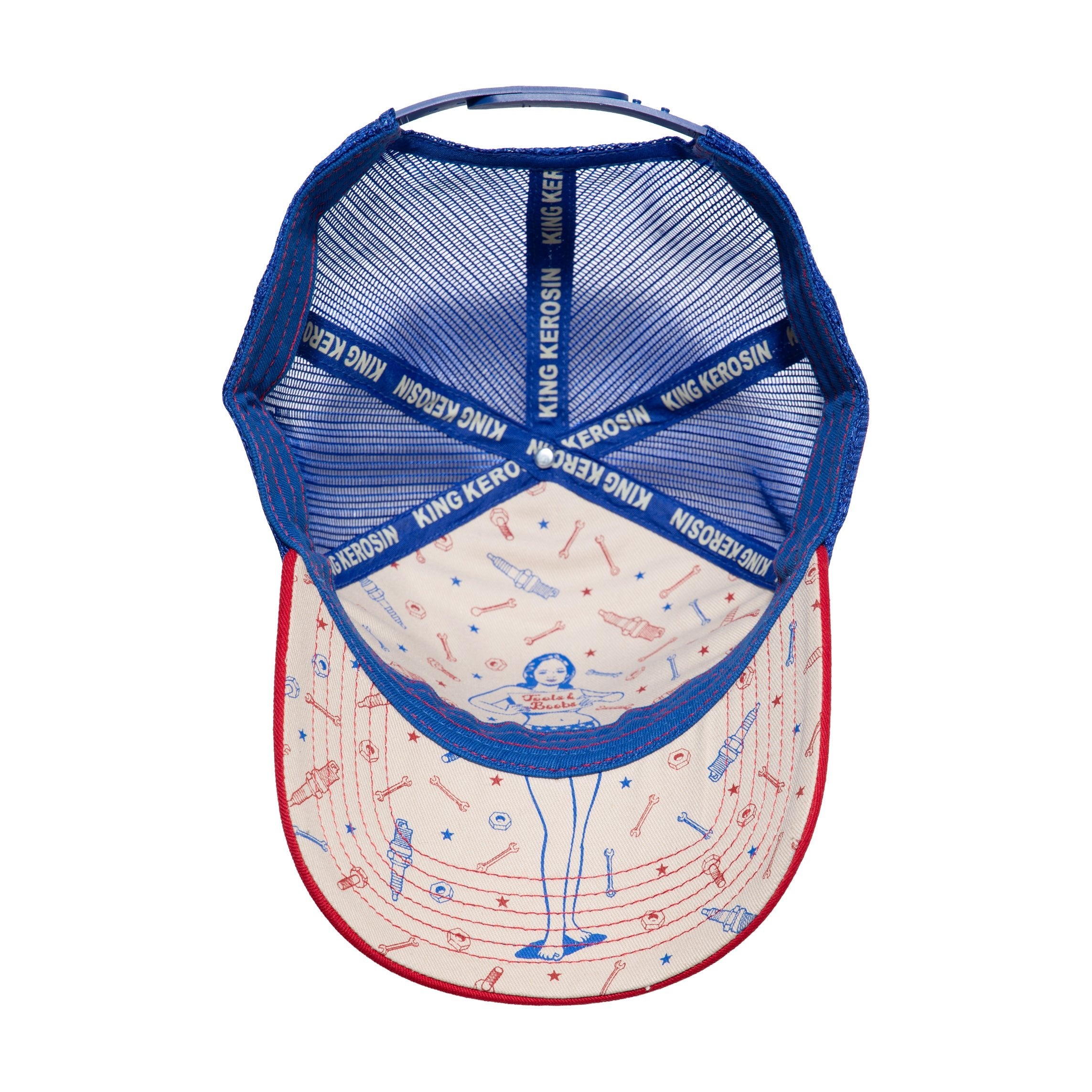 Trucker Cap 'Never Grow Up' in Beige Trucker Cap von King Kerosin