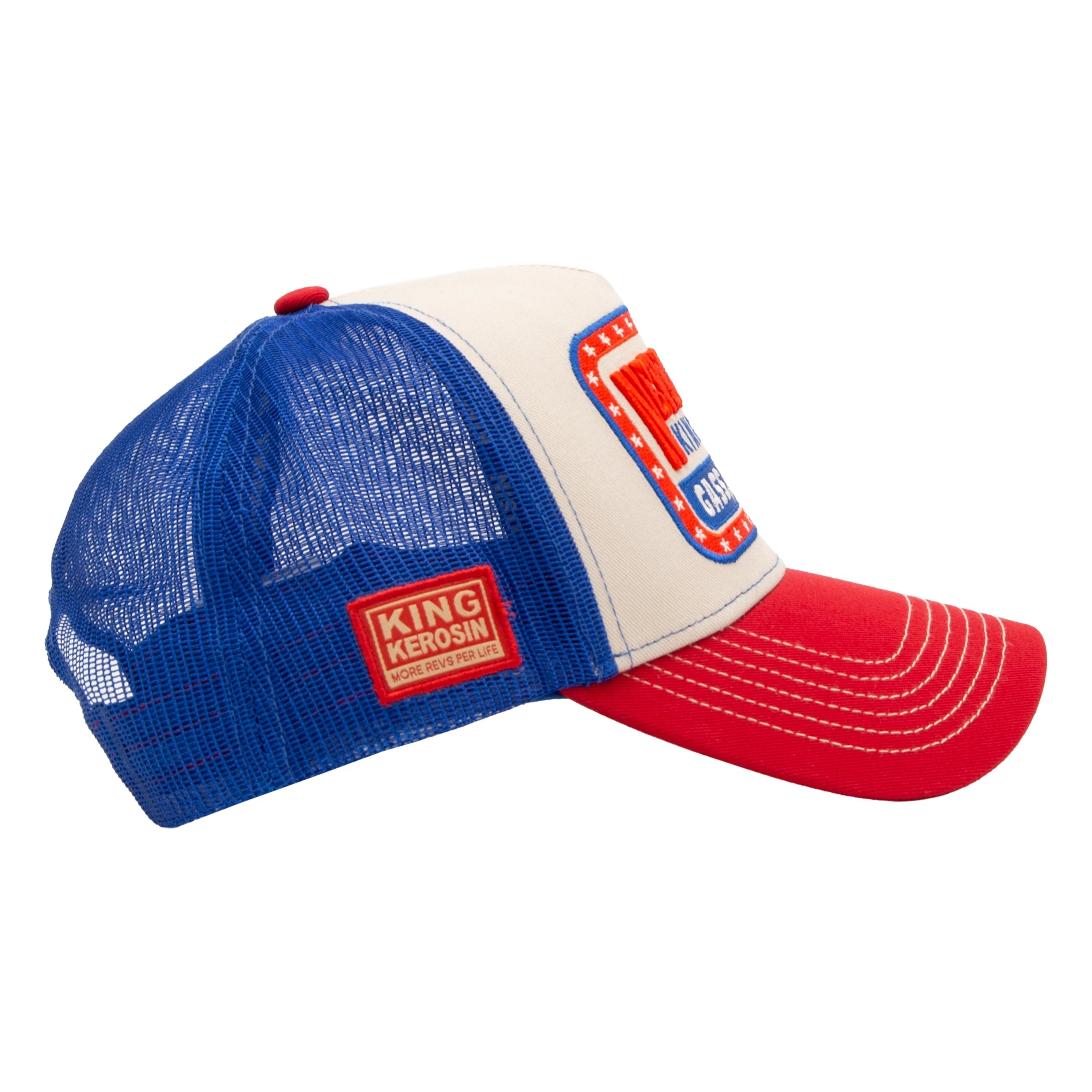 Trucker Cap 'Never Grow Up' in Beige Trucker Cap von King Kerosin