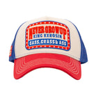 Trucker Cap 'Never Grow Up' in Beige Trucker Cap von King Kerosin